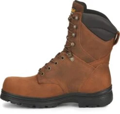 Carolina Boots: Men's CA3524 Steel Toe Brown EH Waterproof Work Boots -Men's Work Boots Store ca3524 500xauto instep 1
