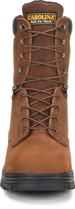 Carolina Boots: Men's CA3524 Steel Toe Brown EH Waterproof Work Boots -Men's Work Boots Store ca3524 500xauto toe 1
