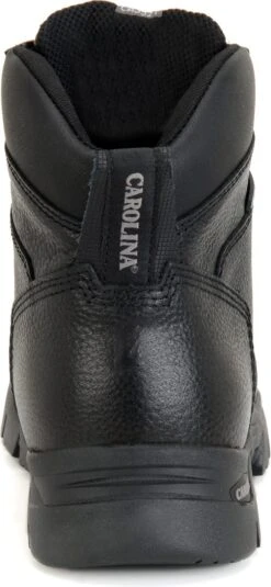 Carolina Boots: Men's CA3537 Black Circuit 6" Waterproof Composite Toe Work Boot -Men's Work Boots Store ca3537 500xauto heel
