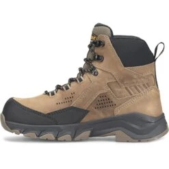 Carolina Boots: Men's CA4580 Brown Composite Toe Lightweight Waterproof Hiker Work Boot -Men's Work Boots Store ca4580 500xauto instepedit