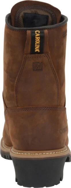 Carolina Boots: Men's Waterproof CA4821 Insulated Logger Boots -Men's Work Boots Store ca4821 500xauto heel