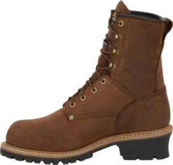 Carolina Boots: Men's Waterproof CA4821 Insulated Logger Boots -Men's Work Boots Store ca4821 500xauto instep