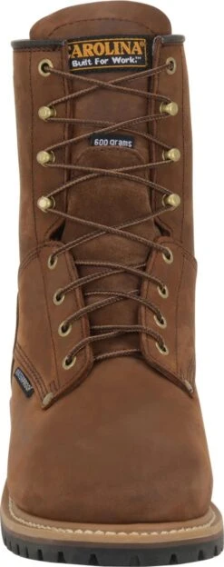 Carolina Boots: Men's Waterproof CA4821 Insulated Logger Boots -Men's Work Boots Store ca4821 500xauto toe