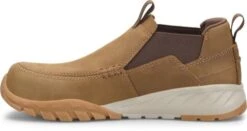Carolina Shoes: Men's CA5595 Tan Force Composite Toe ESD Romeo Slip On Shoe -Men's Work Boots Store ca5595 500xauto instep