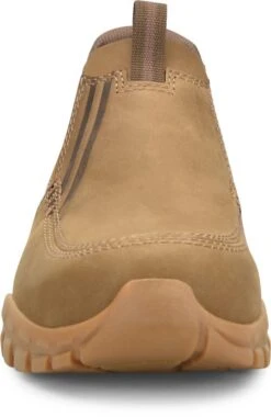 Carolina Shoes: Men's CA5595 Tan Force Composite Toe ESD Romeo Slip On Shoe -Men's Work Boots Store ca5595 500xauto toe