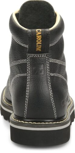 Carolina Boots: Men's CA7007 Black Flatiron 6" Moc Wedge Toe Work Boot -Men's Work Boots Store ca7007 2