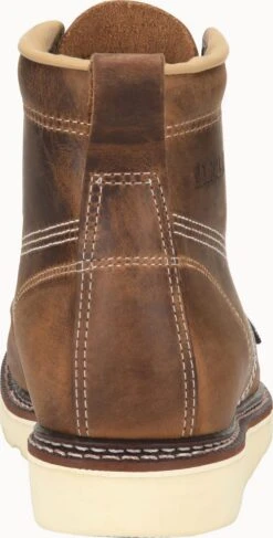 Carolina Boots: Men’s CA7011 Old Town Folklore AMP USA 6” Domestic Moc Toe Wedge Work Boot -Men's Work Boots Store ca7011 500xauto heel