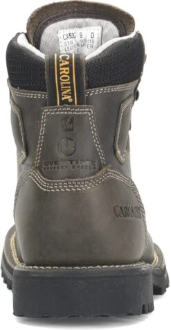 Carolina Boots: Men's CA7532 Grey 6” PitStop Waterproof Comp Toe Work Boots 13 Carolina Boots: Men's CA7532 Grey 6” PitStop Waterproof Comp Toe Work Boots -Men's Work Boots Store ca7532 500xauto heel