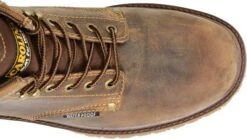 Carolina Boots: Men's CA7558 Old Town Folklore Marlboro LO 6” Steel Toe Waterproof Work Boot -Men's Work Boots Store ca7558 500xauto top