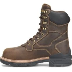 Carolina Boots: Men's CA7838 Brown Composite Toe 8" Contestor Waterproof Insulated Work Boot -Men's Work Boots Store ca7838 500xauto instepedit