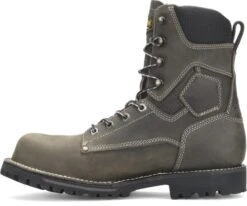 Carolina Boots: Men's CA8532 Grey 8” Waterproof Composite Toe Work Boots -Men's Work Boots Store ca8532 500xauto instep