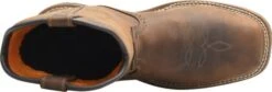 Carolina Boots: Men’s CA8536 Brown Anchor 10” Waterproof Composite Square Toe Roper -Men's Work Boots Store ca8536 500xauto top