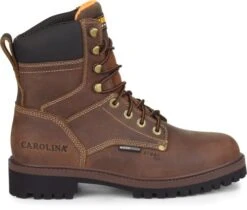 Carolina Boots: Men's CA8585 8" Silvanus Steel Toe Waterproof Work Boot -Men's Work Boots Store ca8585 500xauto profile