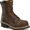 Carolina Boots: Men's CA9853 Brown Poplar 8” Composite Toe Logger Boot 1 Carolina Boots: Men's CA9853 Brown Poplar 8” Composite Toe Logger Boot -Men's Work Boots Store ca9853 500xauto