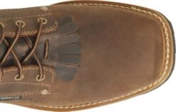 Carolina Boots: Men's CA9855 Brown 8" Composite Square Toe Waterproof Logger Boot -Men's Work Boots Store ca9855 500xauto top