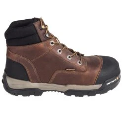 Carhartt Boots: Men's CME6355 Energy 6-Inch Waterproof Composite Toe EH Brown Work Boots -Men's Work Boots Store carhartt cme6355 o 01