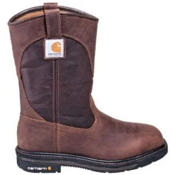 Carhartt Boots: Men's CMP1218 Steel Toe Oil-Tanned Leather Wellington Boots -Men's Work Boots Store carhartt cmp1218 o 01