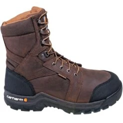 Carhartt Boots: Men's CMF8389 Composite Toe Waterproof Insulated EH Boots -Men's Work Boots Store carhartt cmp8389 o 01