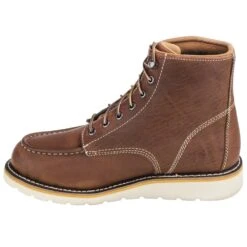 Carhartt Boots: Men's CMW6275 Steel Toe Waterproof Tan EH 6-Inch Wedge Boots -Men's Work Boots Store carhartt cmw6175 i 01 1