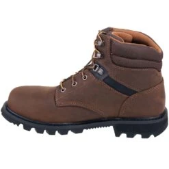 Carhartt Boots: Men's CMW6174 Brown 6-Inch Non-Safety Toe Work Boots -Men's Work Boots Store carhartt cmw6274 i 01 1