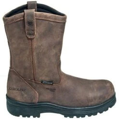 Carolina Boots: Men's Brown CA2533 Composite Toe Wellington EH Work Boots -Men's Work Boots Store carolina ca2533 o 01