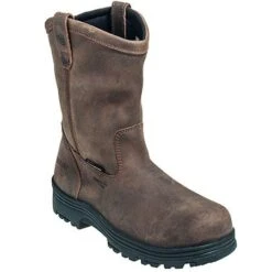 Carolina Boots: Men's Brown CA2533 Composite Toe Wellington EH Work Boots -Men's Work Boots Store carolina ca2533 p 01