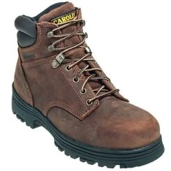 Carolina Boots: Men's Brown CA3526 Steel Toe Waterproof Slip-Resistant EH Boots -Men's Work Boots Store carolina ca3526 p 01