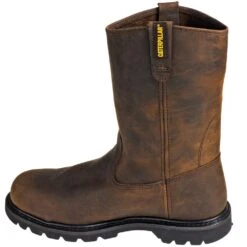 Caterpillar Boots: Men's Steel Toe EH 89516 Revolver Wellington Boots -Men's Work Boots Store cat 89516 i 01