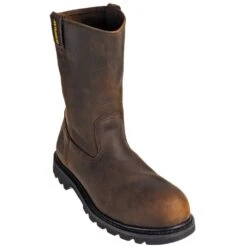 Caterpillar Boots: Men's Steel Toe EH 89516 Revolver Wellington Boots -Men's Work Boots Store cat 89516 p 01