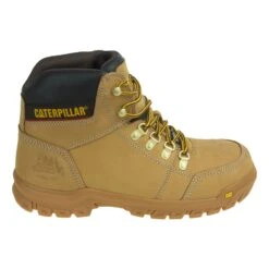 Caterpillar Boots: Outline Wheat 6" 90801 Men's Steel Toe EH Boots -Men's Work Boots Store cat 90801 0001 r