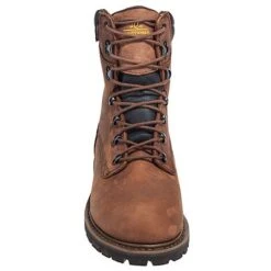 Chippewa Boots: Men's Brown 55069 Steel Toe Waterproof Insulated EH Work Boots -Men's Work Boots Store chippewa 55069 f 01