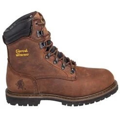 Chippewa Boots: Men's Brown 55069 Steel Toe Waterproof Insulated EH Work Boots -Men's Work Boots Store chippewa 55069 o 01