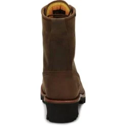 Chippewa Boots: Men's Waterproof Brown 73100 Logger Work Boots -Men's Work Boots Store chp 006 73100edit