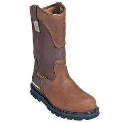 Carhartt Boots: Men's CMP1200 Bison Steel Toe Waterproof Wellington Boots -Men's Work Boots Store cmp1200st carharttp 01 1
