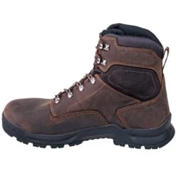 Danner Boots: Men's 12433 Waterproof EH Brown 6-Inch Slip-Resistant Boots -Men's Work Boots Store danner 12433 i 01