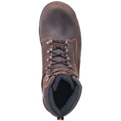Danner Boots: Men's 12433 Waterproof EH Brown 6-Inch Slip-Resistant Boots -Men's Work Boots Store danner 12433 t 01