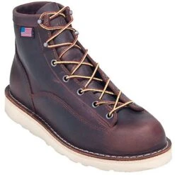Danner Boots: Men's Brown 15552 EH American-Made Bull Run Boots 11 Danner Boots: Men's Brown 15552 EH American-Made Bull Run Boots -Men's Work Boots Store danner 15552 p 01