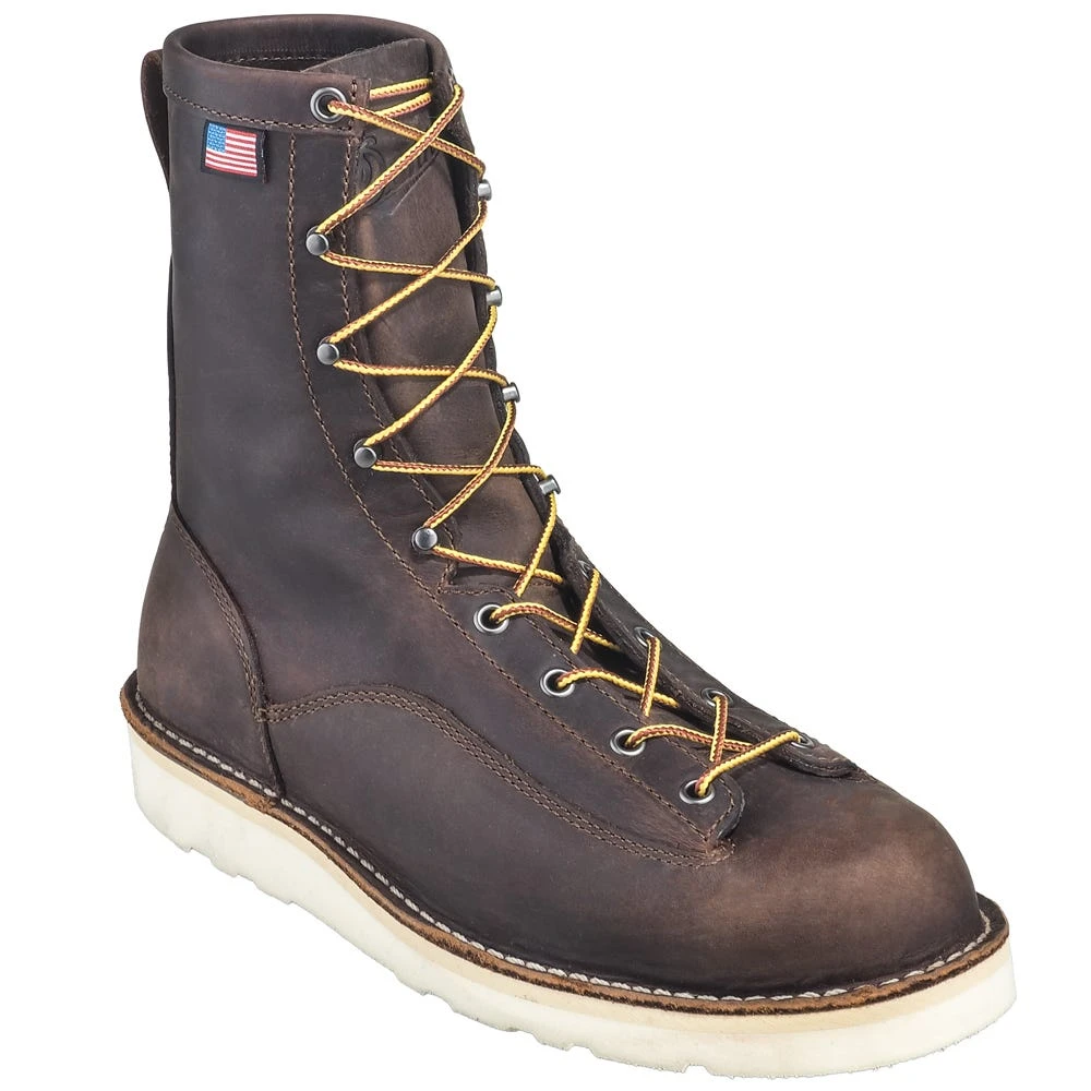 Danner Boots: Men's 15556 USA-Made Brown EH Bull Run Work Boots 5 Danner Boots: Men's 15556 USA-Made Brown EH Bull Run Work Boots - Image 3