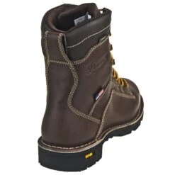 Danner Boots: Men's 17305 Brown Quarry USA Made Waterproof Boots -Men's Work Boots Store danner 17305 b 01