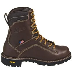 Danner Boots: Men's 17305 Brown Quarry USA Made Waterproof Boots -Men's Work Boots Store danner 17305 o 01