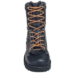 Danner Boots: Men's 17309 Black EH USA-Made Waterproof 8 Inch Quarry Work Boots -Men's Work Boots Store danner 17309 f 01