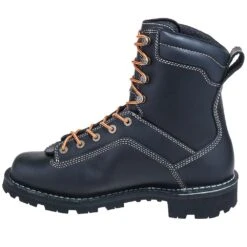 Danner Boots: Men's 17309 Black EH USA-Made Waterproof 8 Inch Quarry Work Boots -Men's Work Boots Store danner 17309 i 01