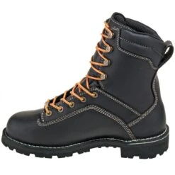 Danner Boots: Men's 17311 Black American-Made EH Waterproof Alloy Toe Boots -Men's Work Boots Store danner 17311 i 01