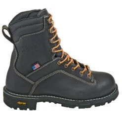 Danner Boots: Men's 17311 Black American-Made EH Waterproof Alloy Toe Boots -Men's Work Boots Store danner 17311 o 01