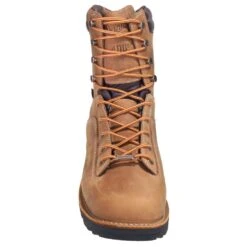 Danner Boots: Men's 17319 Brown Waterproof USA-Made EH Insulated Quarry Boots -Men's Work Boots Store danner 17319 f 01