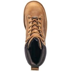 Danner Boots: Men's 17321 Brown Safety Toe USA Made 400G NMT Boots -Men's Work Boots Store danner 17321 t 01
