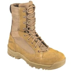 Danner Boots: Men's 55316 Tan 8-Inch Leather/Nylon Military Style Coyote Work Boots -Men's Work Boots Store danner 55316 p 01