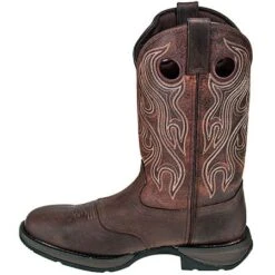 Durango Boots: Men's12 Inch Round Toe Leather Cowboy Boots DB5474 -Men's Work Boots Store db5474 rockyi 01