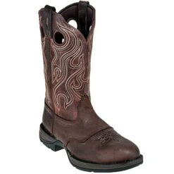 Durango Boots: Men's12 Inch Round Toe Leather Cowboy Boots DB5474 -Men's Work Boots Store db5474 rockyp 01