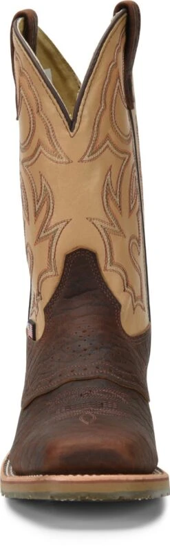 Double H Boots: Men's DH5305 Brown Square Steel Toe Graham 11" ICE Roper Cowboy Boot 10 Double H Boots: Men's DH5305 Brown Square Steel Toe Graham 11" ICE Roper Cowboy Boot -Men's Work Boots Store dh5305 500xauto toe